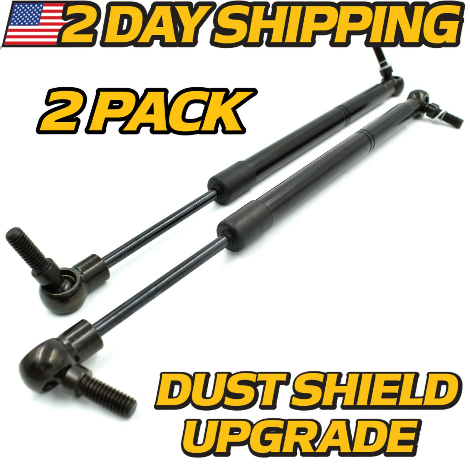 (2 Pack) Steering Damper fits Exmark Lazer Z Advantage 116-0027 w/ Dust Seal gallery