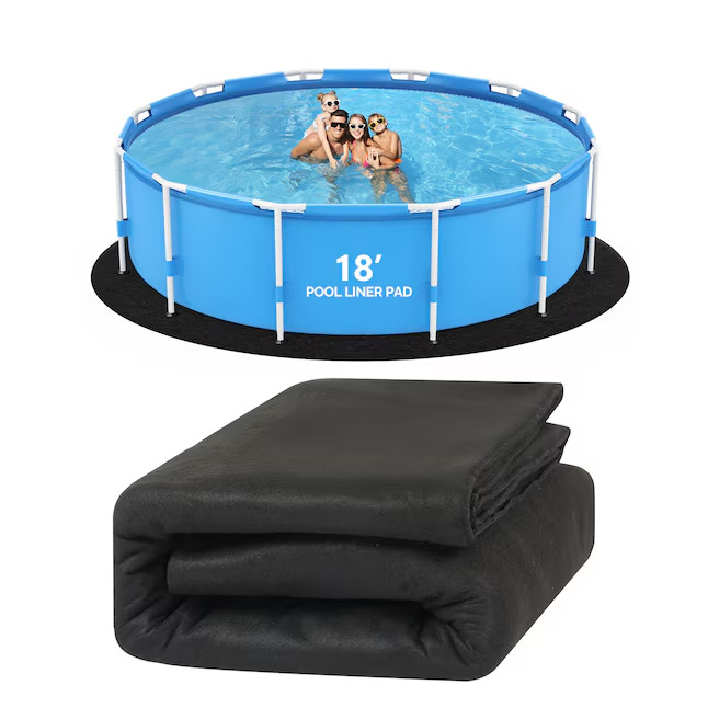 VINGLI 18 FT Round Pool Liner Pad for Above Ground Swimming Pools/Extra Thick Sw gallery