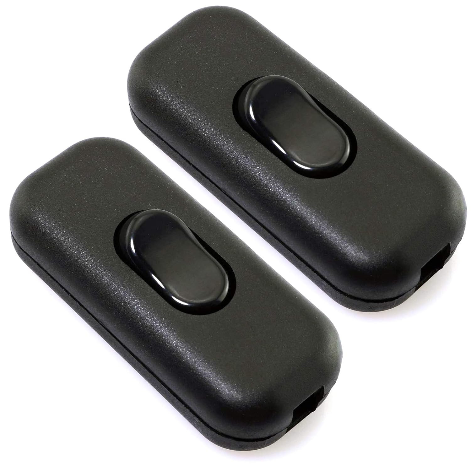 Inline Cord Switch, 2-Pack On-Off DPST Control Lamp Switch for Bedroom Table La gallery