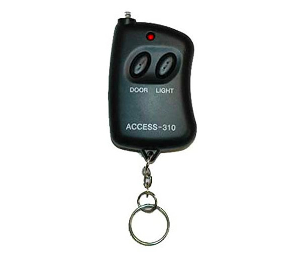 (2) ACCESS-310 Mini Garage Door Opener Remote 8-Digit with Keychain Flashlight gallery
