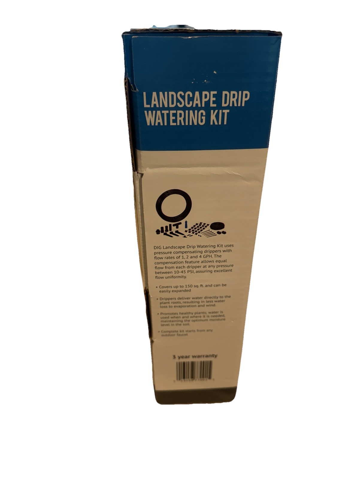 DIG Landscape Drip Irrigation Watering Kit 150 sq. ft. UV Resistant G77AS Black gallery