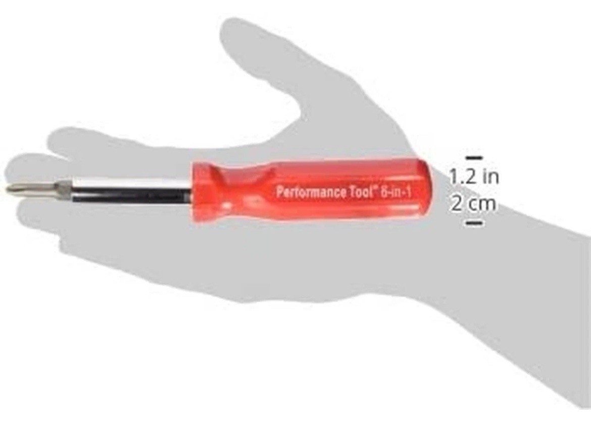W975 6-In-1 Quick Change Screwdriver with Hex Torque Handle, Chrome Vanadium Ste gallery