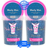 Pink Zebra Manly Man Carton Sprinkles 16oz EXP:1/2027 - 2 Pack Free Ship gallery