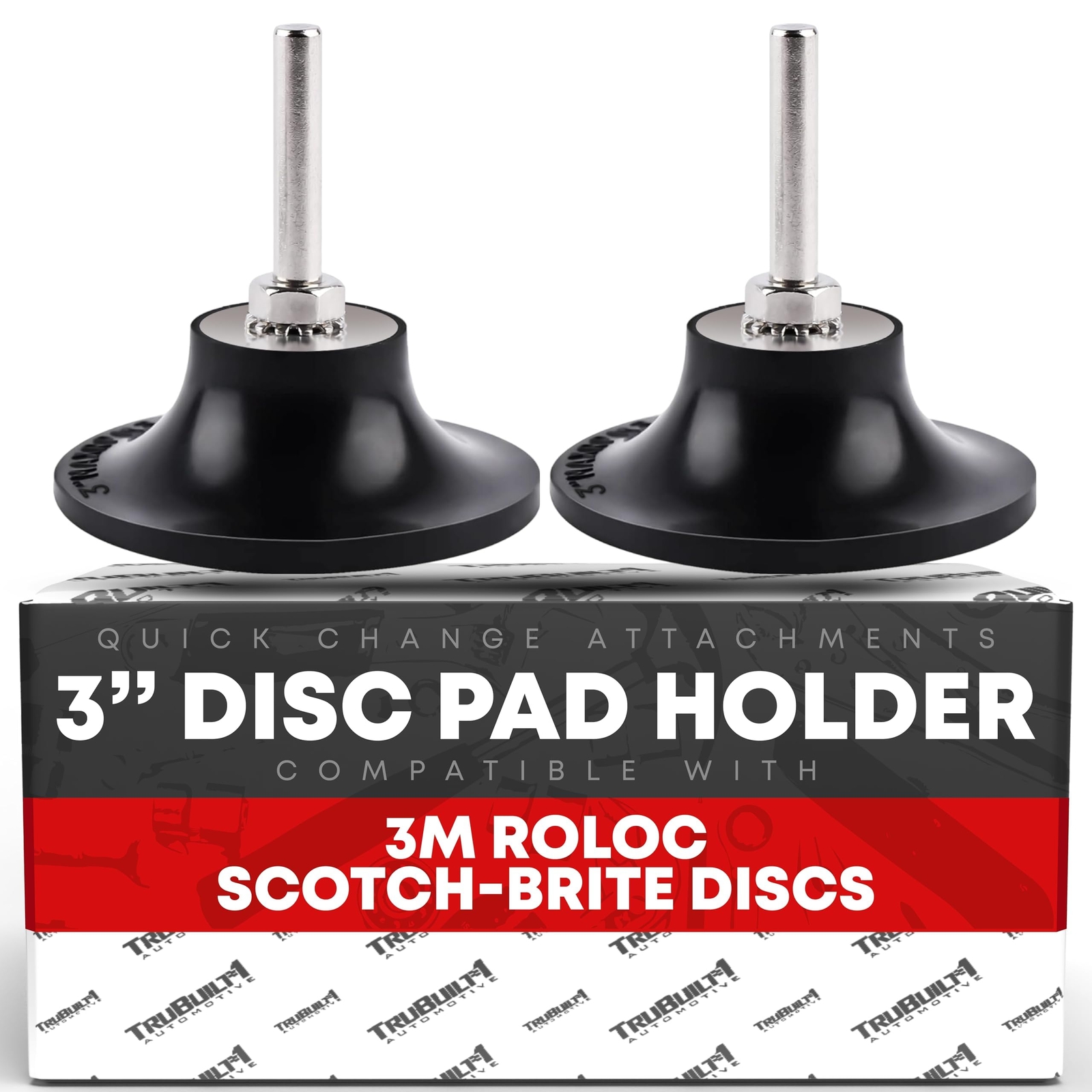3" Conditioning Disc Pad Holder, 2-pc - 1/4" Shank for 3M ROLOC Brand Discs -... gallery