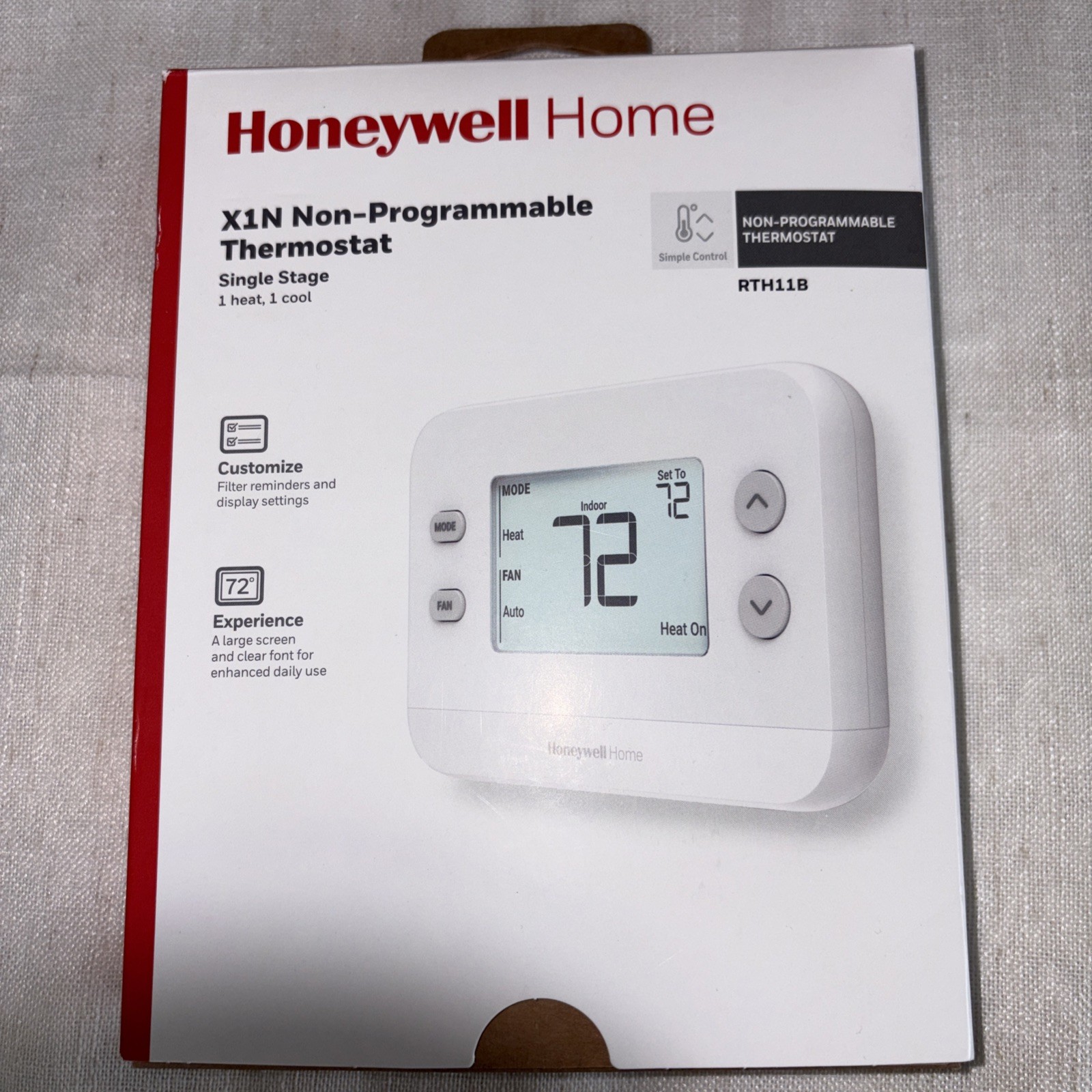Honeywell Home 24-Volt Non-Programmable Mechanical Thermostat X1N gallery