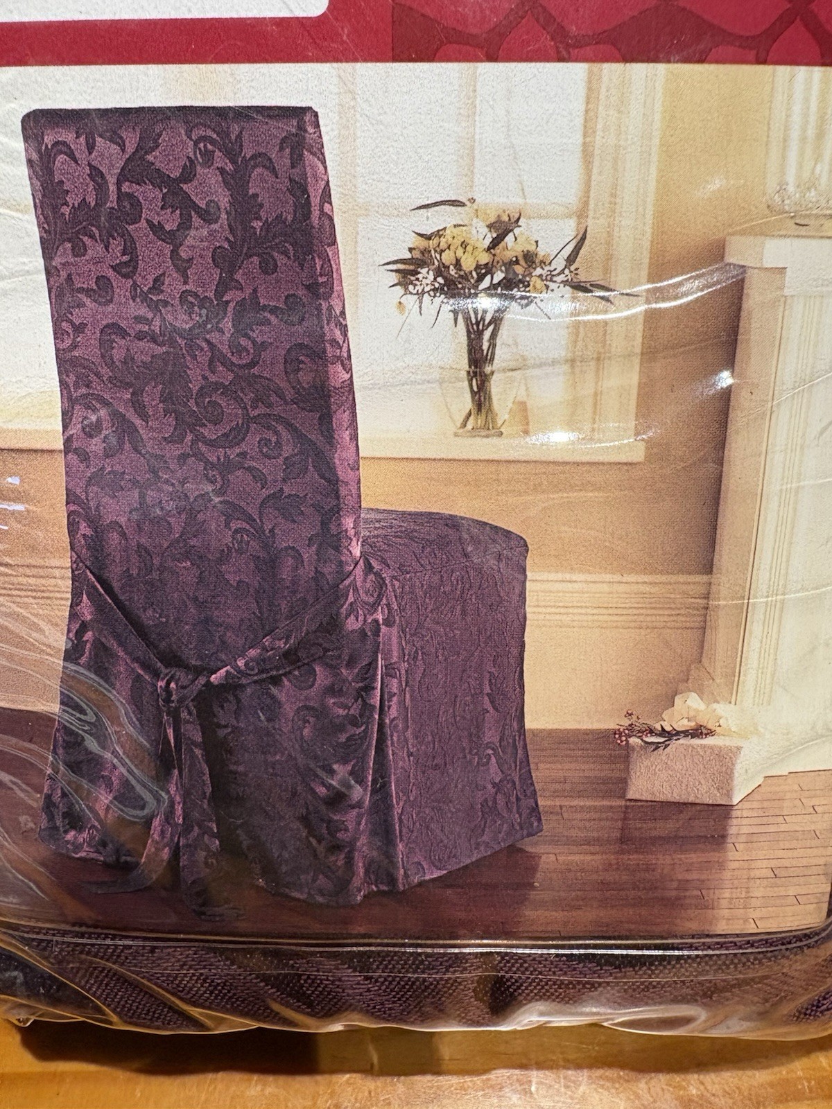 Classic Home Traditional Holiday Dining Chair Cover. Up To 42 Inches gallery