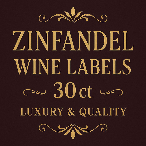 LD Carlson Zinfandel Wine Labels 30 ct gallery
