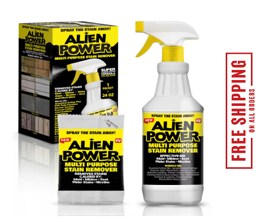 Alien Power Stain Remover Set Multi Purpose Mold Mildew Cleaner Spray Kit gallery
