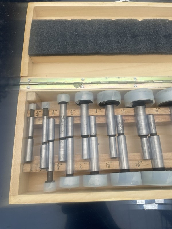 Drill Master 39812 16PC Forstner Bit Set Tin Sizes 1/4”-2-1/8” Wood Case gallery