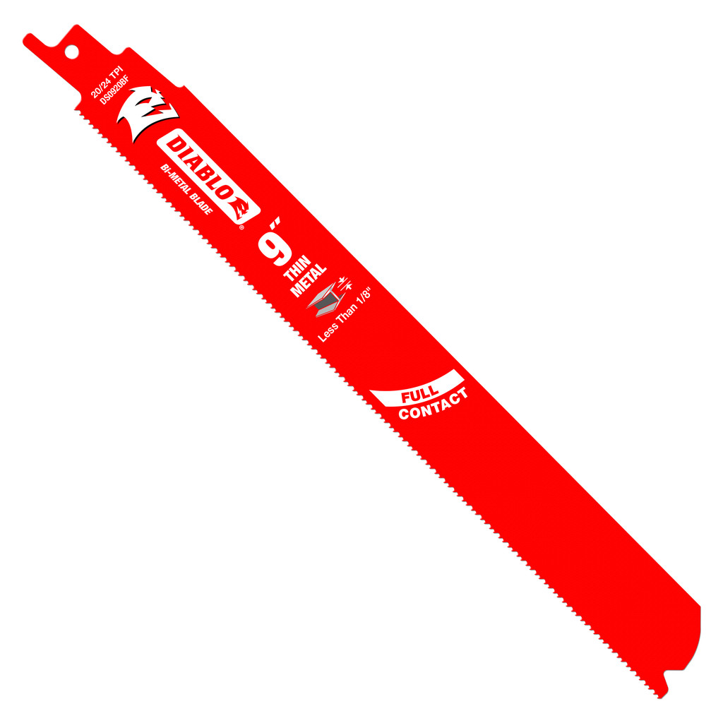 9 in. Bi-Metal Recip Blade for Thin Metal (Less than 1/8 in.) - DS0920BF gallery