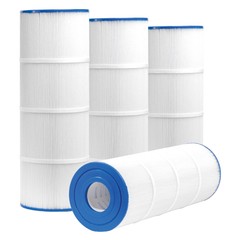 XtremepowerUS Pool Filter Replacement Cartridge 4-PACK X 80 sq.ft. OD: 20″ x 7″