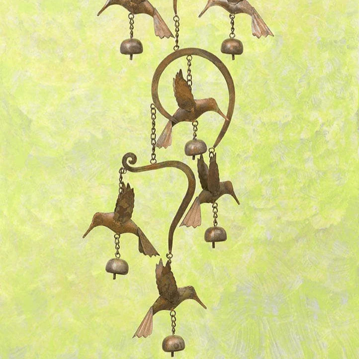 Scrollwork Hummingbird Wind Chime gallery