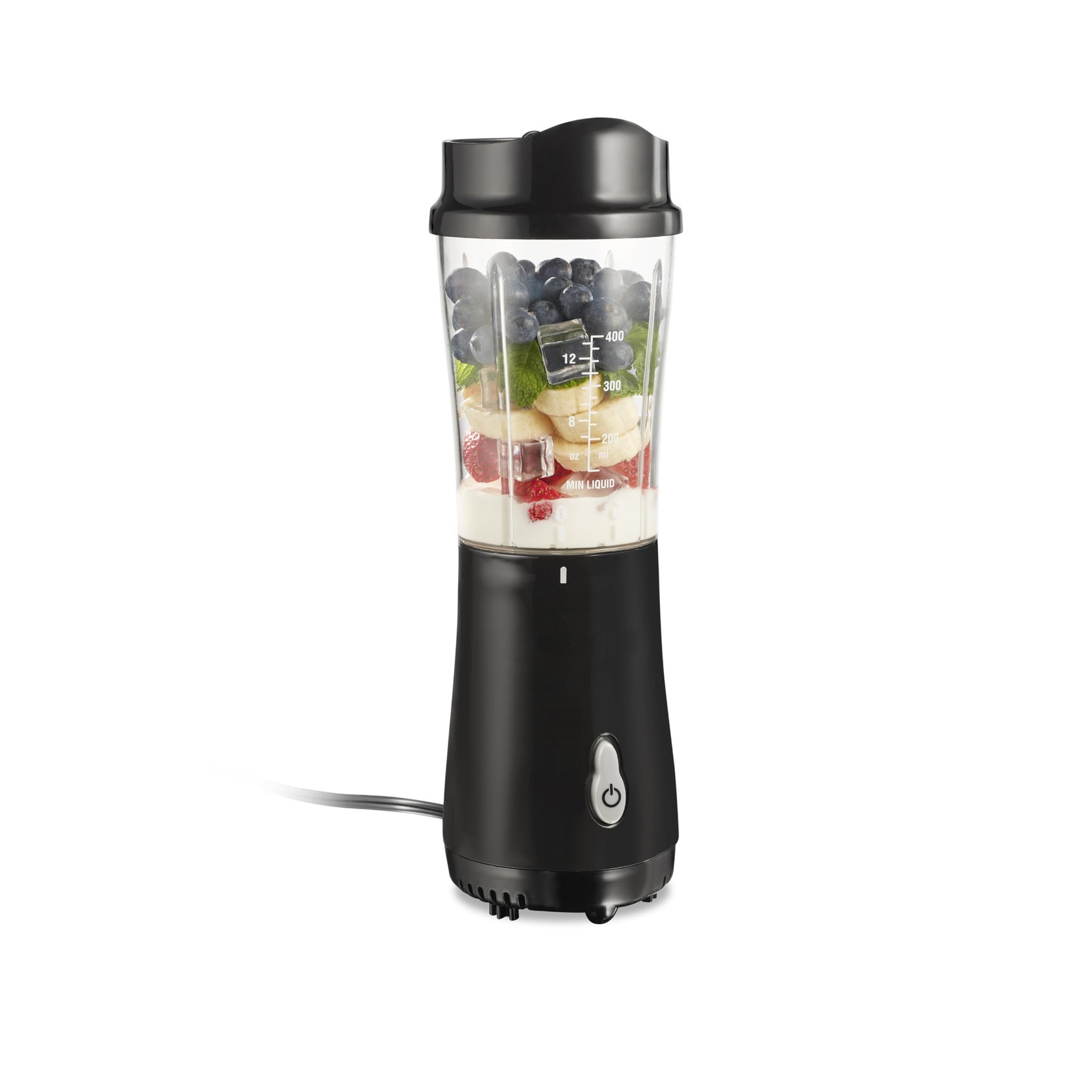 Protein Shake Blender for Smoothies and Frozen Fruits, 14 Oz Travel Cup with Lid gallery