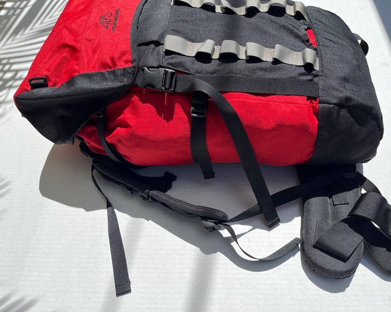 ALPS MOUNTAINEERING Internal Frame BACKPACK Camping Backpacking RED BLACK 50 LTR 4