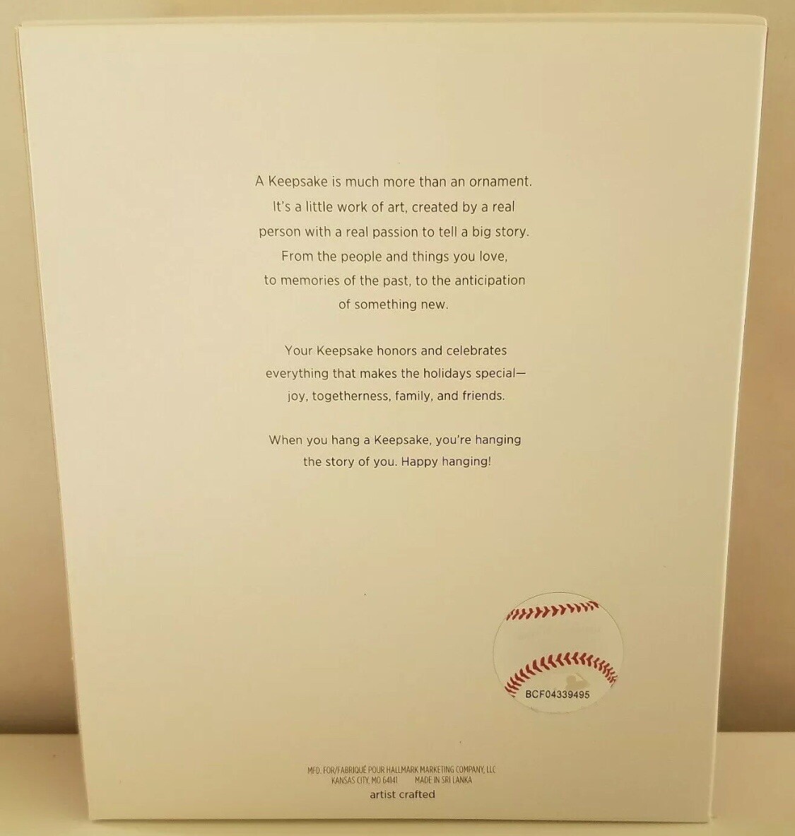 NIB New Hallmark Keepsake 2019 MLB Boston Red Soxs Dodgers Mookie Betts Ornament gallery