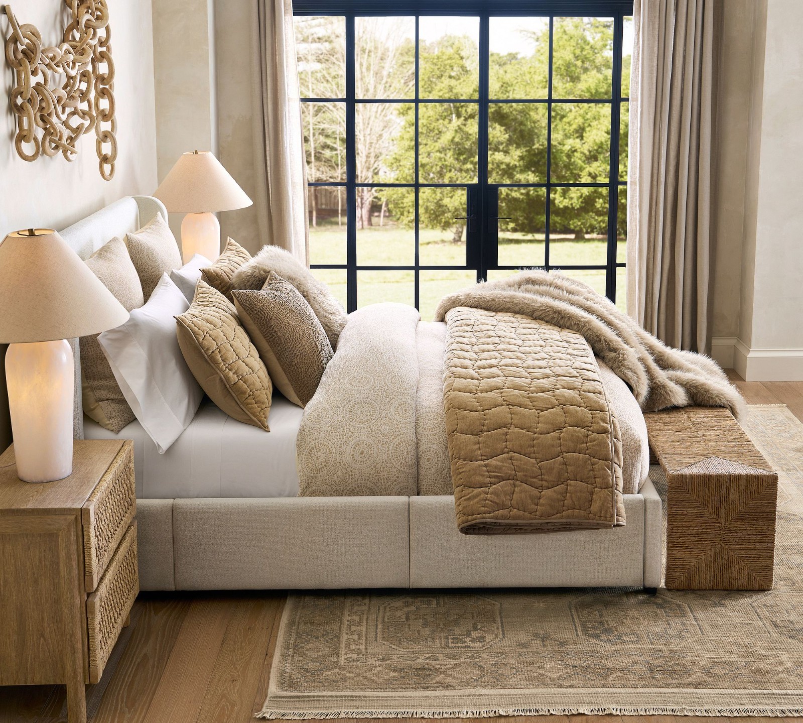 Pottery Barn - 400-Thread-Count Organic Percale Sheet Set 4166596 - Clearance gallery