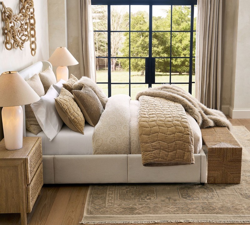 Pottery Barn - 400-Thread-Count Organic Percale Sheet Set 4166596 - Clearance gallery