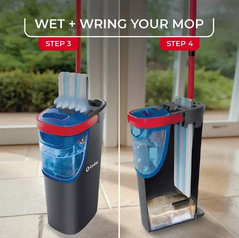 O-Cedar H2prO Flat Mop System -new gallery