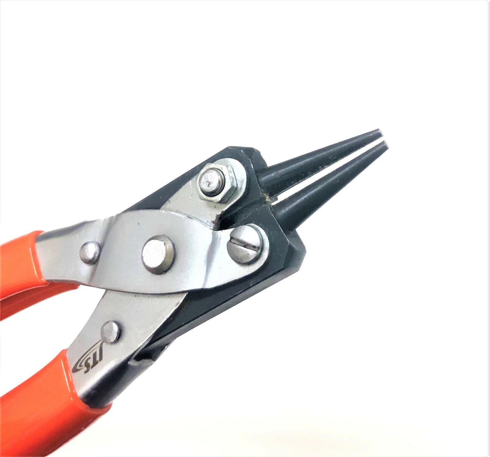 8" Round Nose Parallel Action Pliers Jaw with PVC Coated Handles 200mm gallery