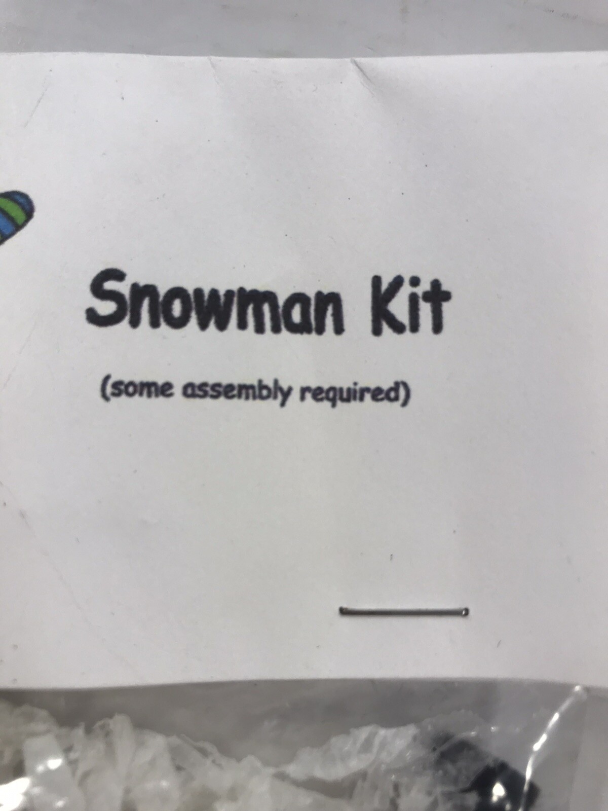 Snowman Kit Some Assembly Required Gag Gift Collectible Primitive Decoration gallery