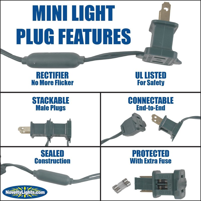 100 Light LED Christmas Mini Light Set, Patio Light, Teal, Green Wire, 34’ gallery
