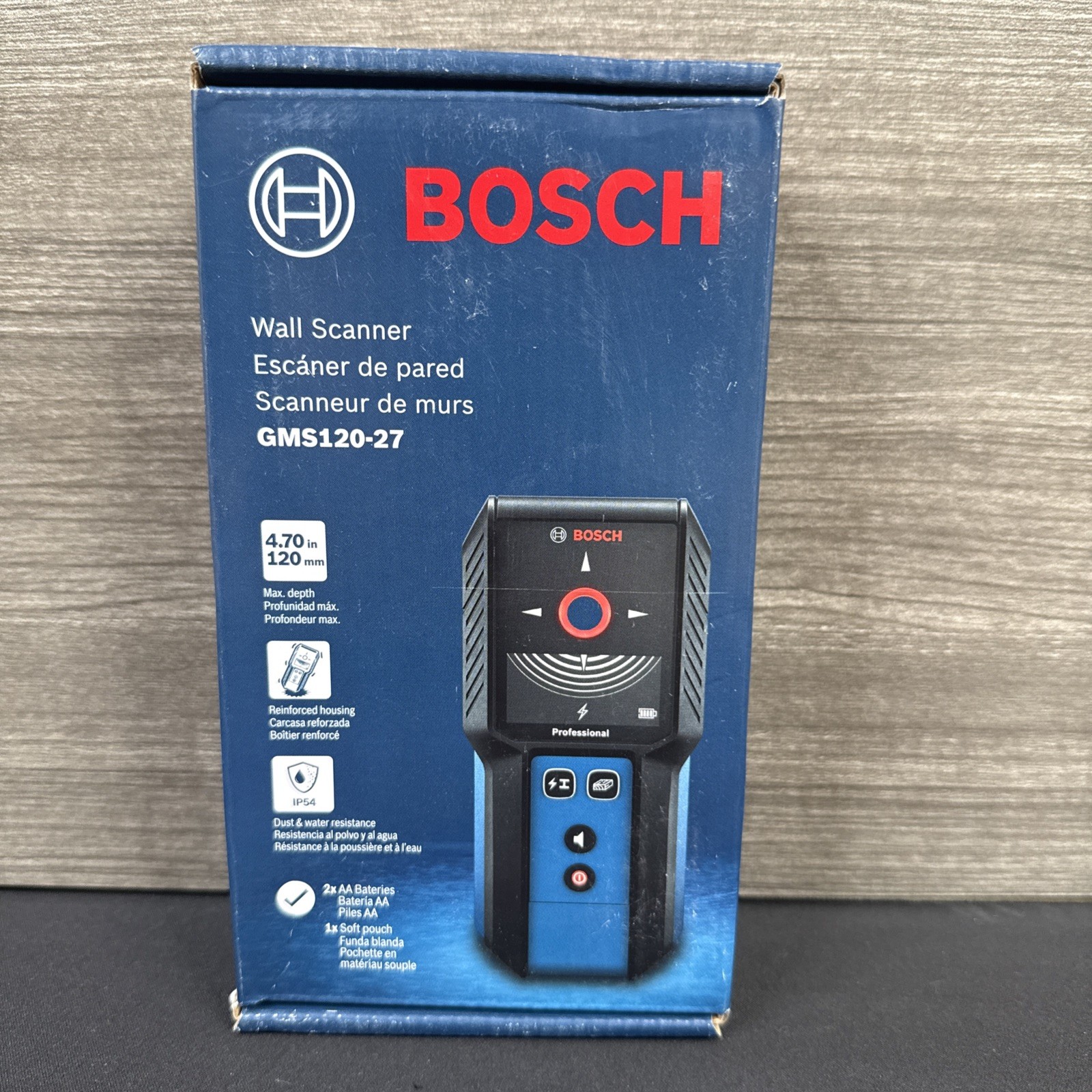 Bosch 4-in Scan Depth Electric/Metal/Wood Finder GMS120-27 [Brand New] gallery