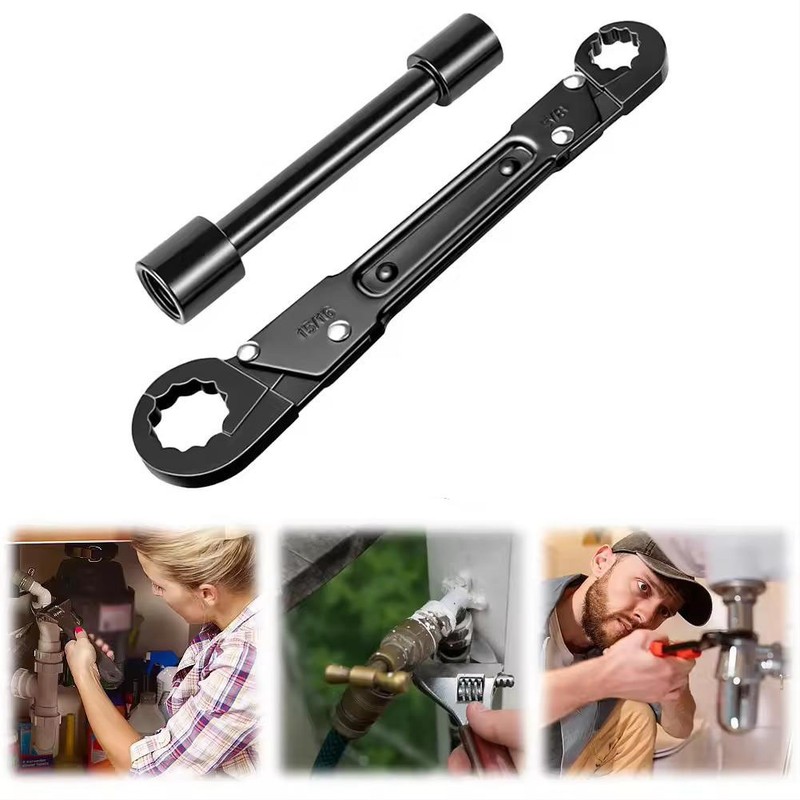 Plumbing Tool Angle Stop Wrench Angle On Wrench kit Plumbers Wrench Removal Tool gallery