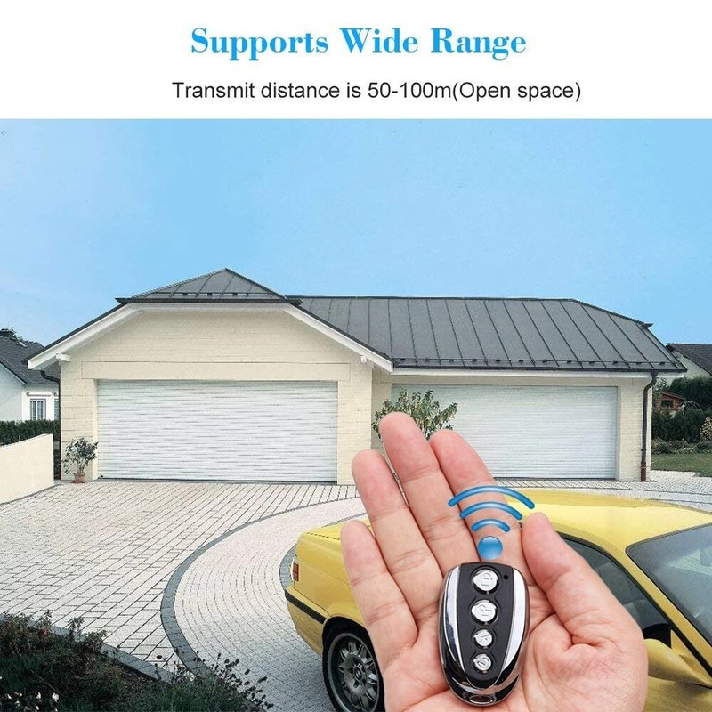 2× Remote Control Backup Key Sliding Gate Opener Automatic Operator 433.92MHz US gallery
