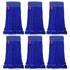 24oz Heavy Duty Loop End Replacement Mop Head, Commercial and Household Cleaning