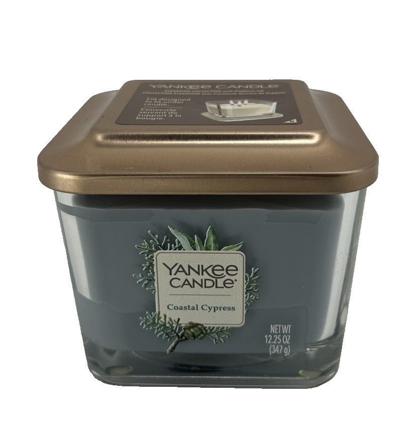 NEW Yankee Candle Elevation Collection COASTAL CYPRESS 3 Wick Candle 12.25oz gallery