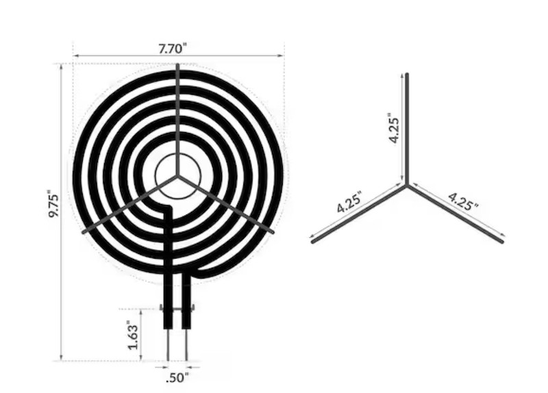 MP26YA Frigidaire Burner Element Surface 8" In 316442301 gallery