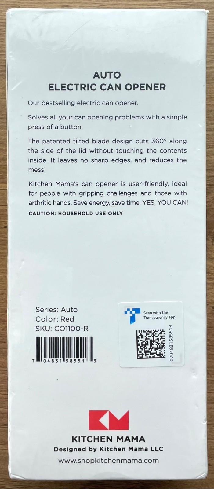 Kitchen Mama Yes You Can Auto Can Openers Red One-Touch Easy To Use - Brand New gallery