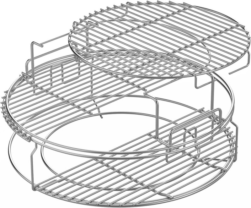 5-Piece EGGspander Kit for Large Big Green Egg with Removable Expansion Rack gallery