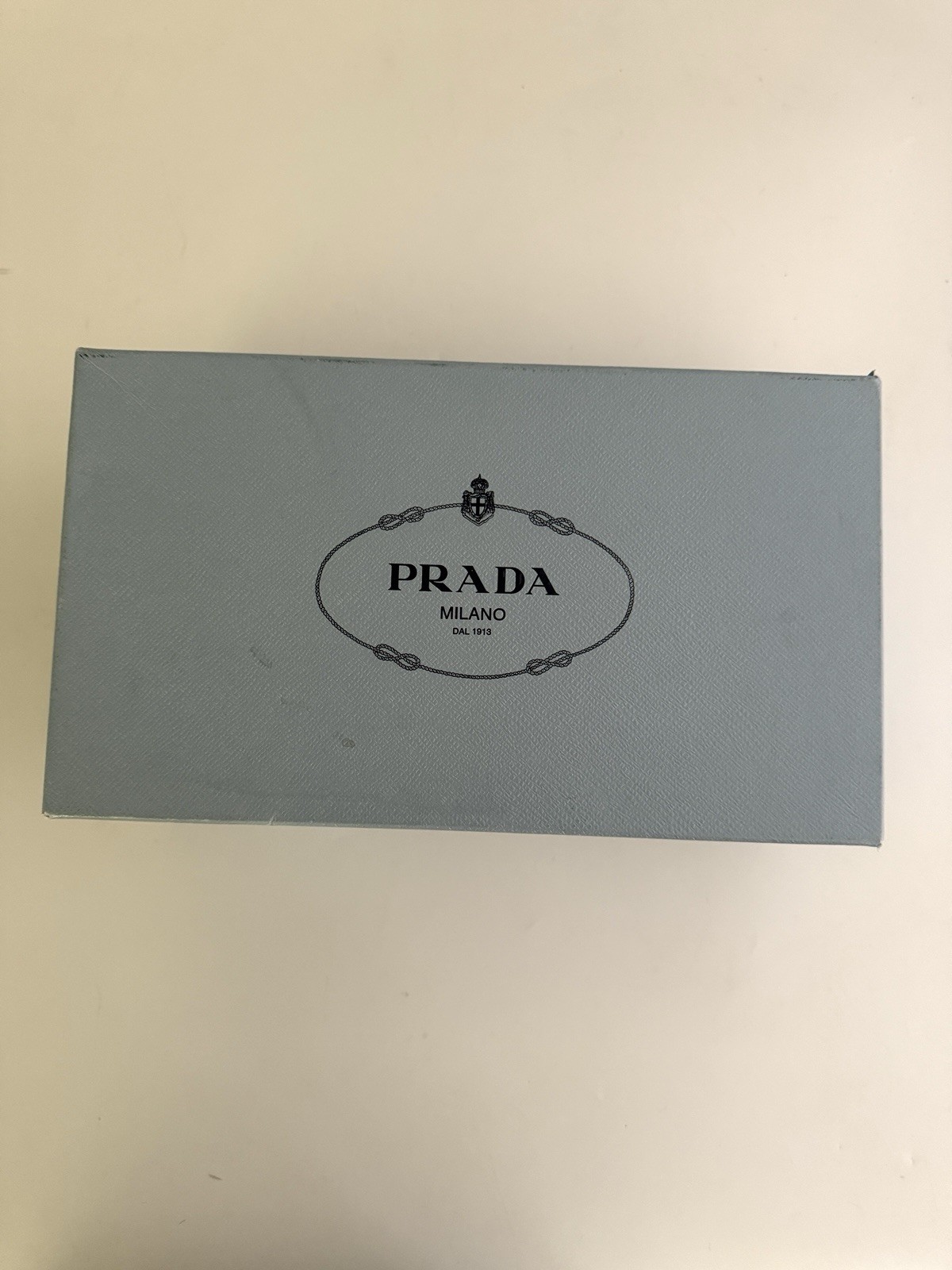 PRADA Milano 1913 Authentic Blue Shoe Box Box 12 x 6 x 4.5 inches gallery