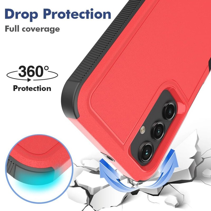 For Samsung Galaxy A16 5G Case Heavy-Duty Tough Dual Layer Cover +Tempered Glass gallery
