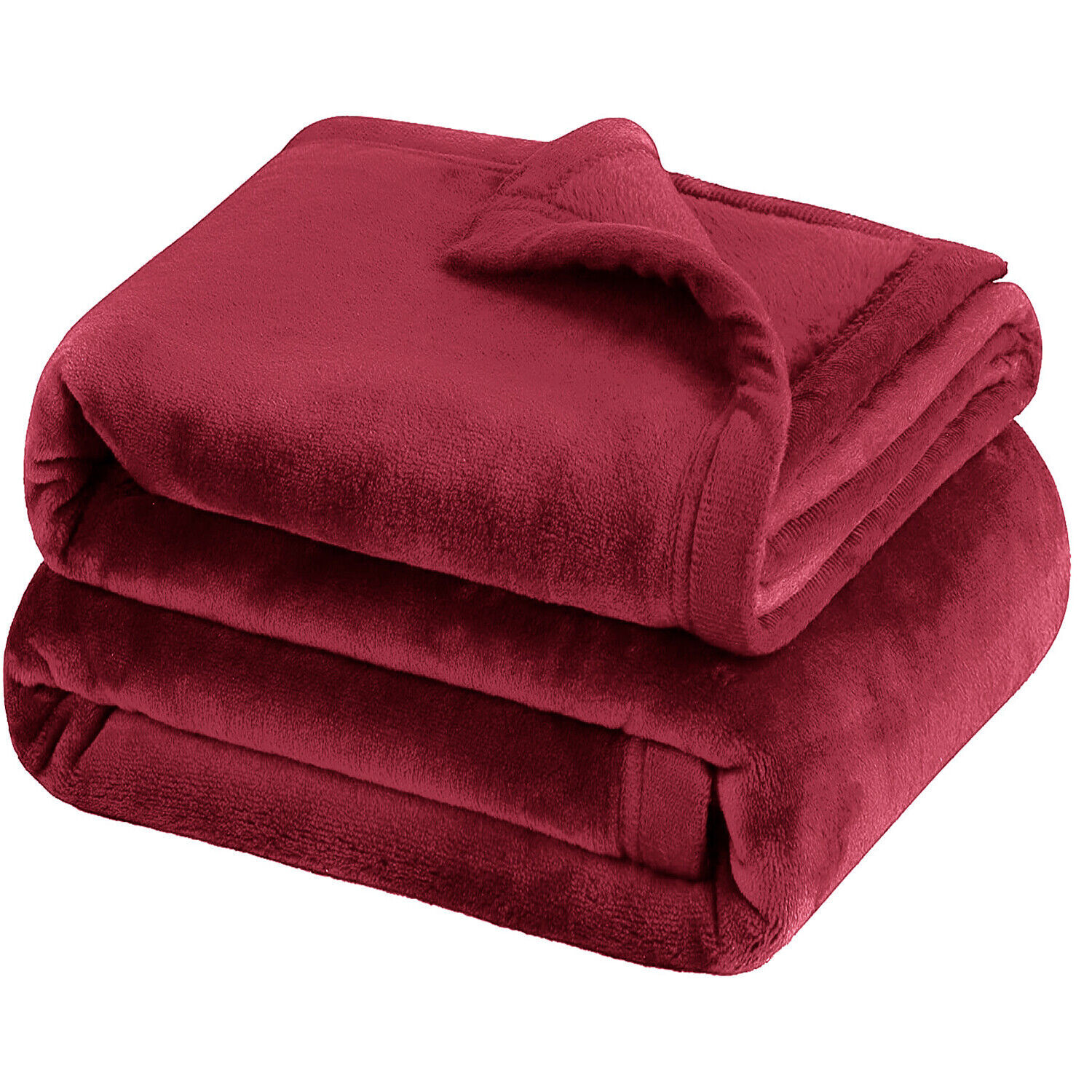 Large Plush Fleece Throw Super Soft Reversible Twin Queen Size Sofa Bed Blankets gallery