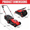40V 13-Inch Electric Lawn Mower, 2-In-1 Brushless Cordless Lawn Mower gallery