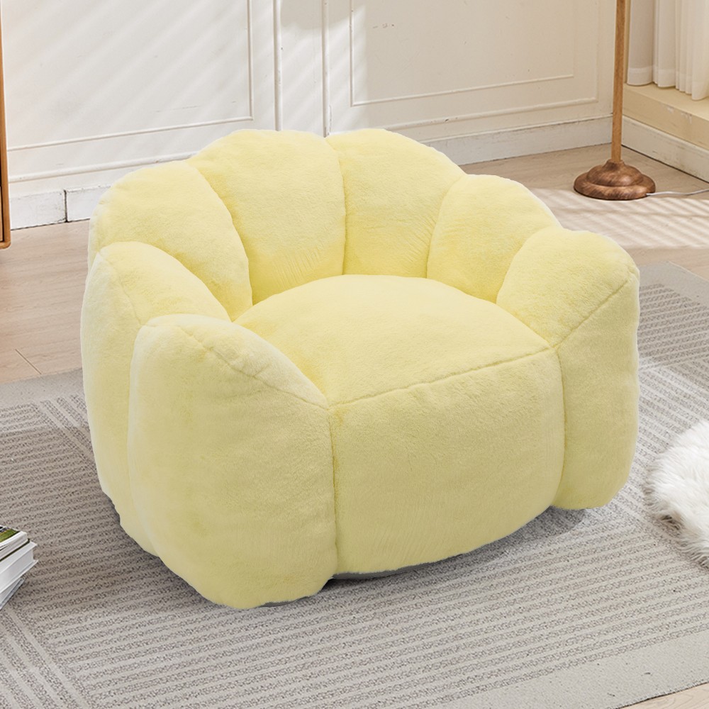Lotus type compression sofa Adult bean bag sofawith pull ring canbe easily moved gallery