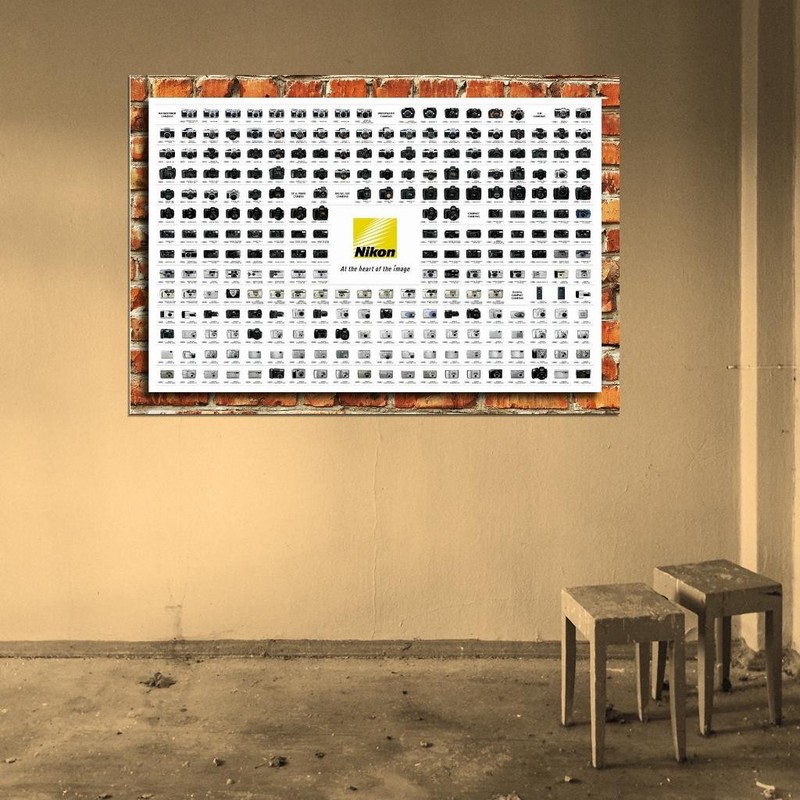 368191 NIKON CHART NIKONter Decor Wall Print Poster gallery