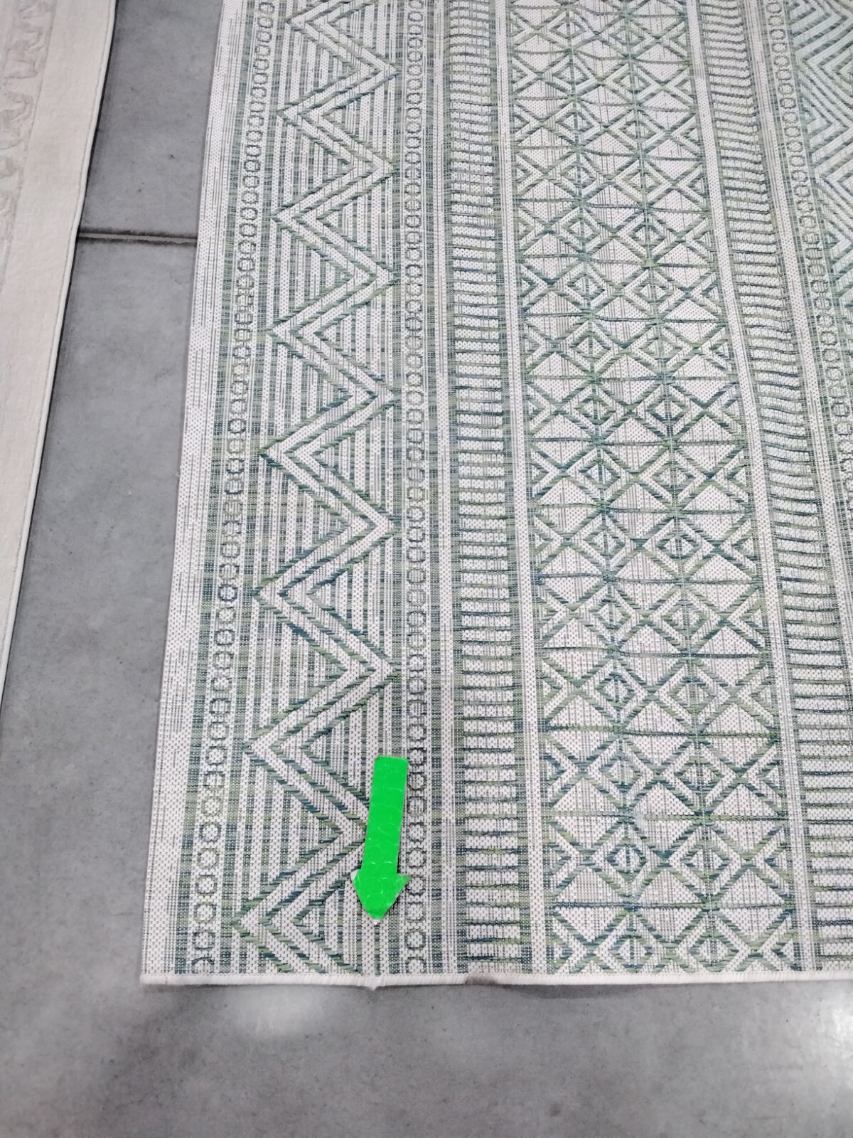 BEIGE / GREEN 6'-7" X 9'-6" Damaged Rug, Reduced Price 1172740263 CY8196-55712-6 gallery