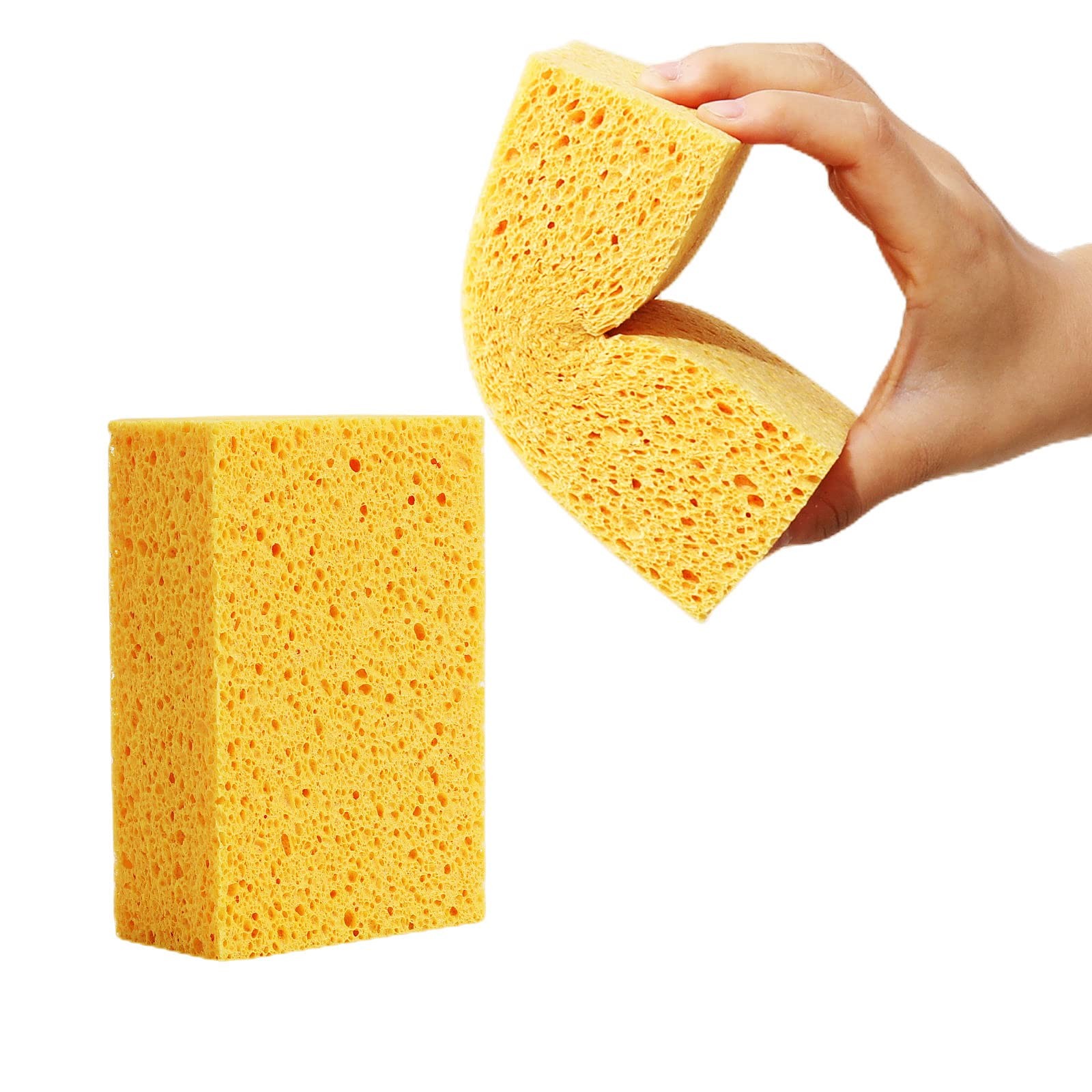 Scrub Sponges 2 Inch Thick 2 Pcs 15x10x5cm Heavy Duty Household Cleaning gallery