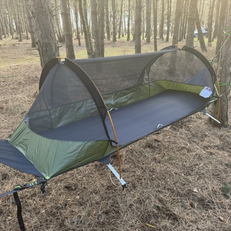 Camping Hammock, Portable Flat Lay Hammocks for 1 Person Backpacking Hiking gallery