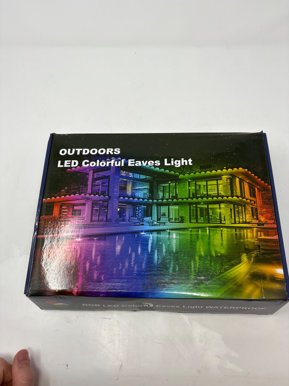 RGB LED Outdoor Eaves Lights Waterproof Colorful Strip Lighting Kit 5M 12V DC gallery