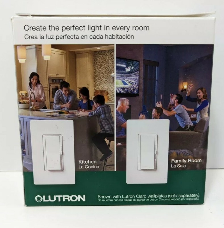 Lutron Diva LED+ Dimmer 2 Pack (DVCL-153P-WH-2) White **FREE SHIPPING** gallery