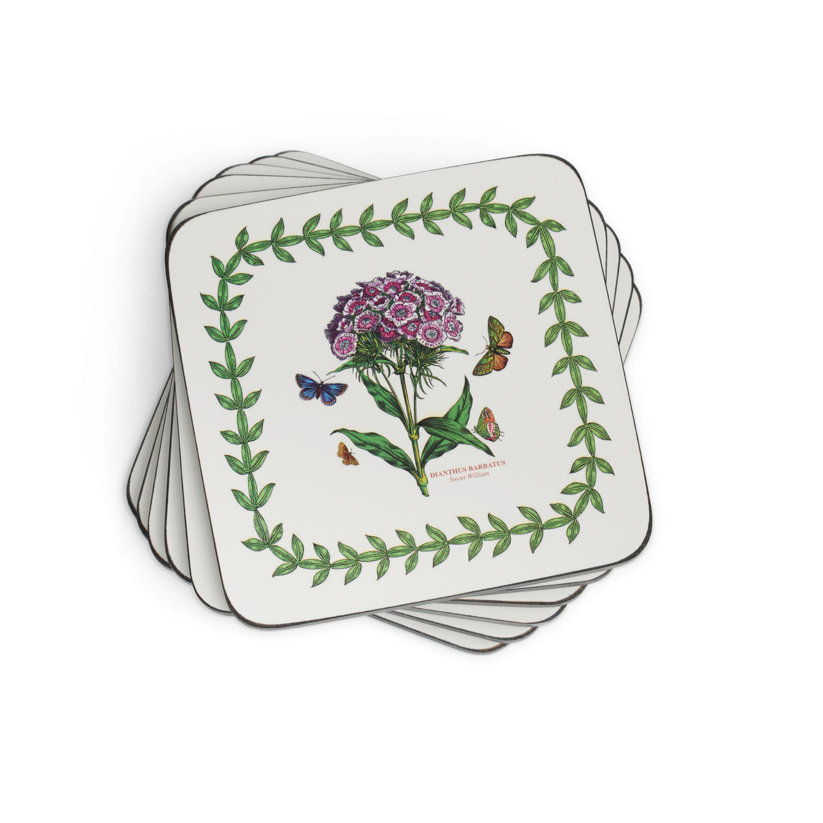 Pimpernel Botanic Garden Collection Cork-Backed Board Coasters, 4 in - Set of 6 gallery