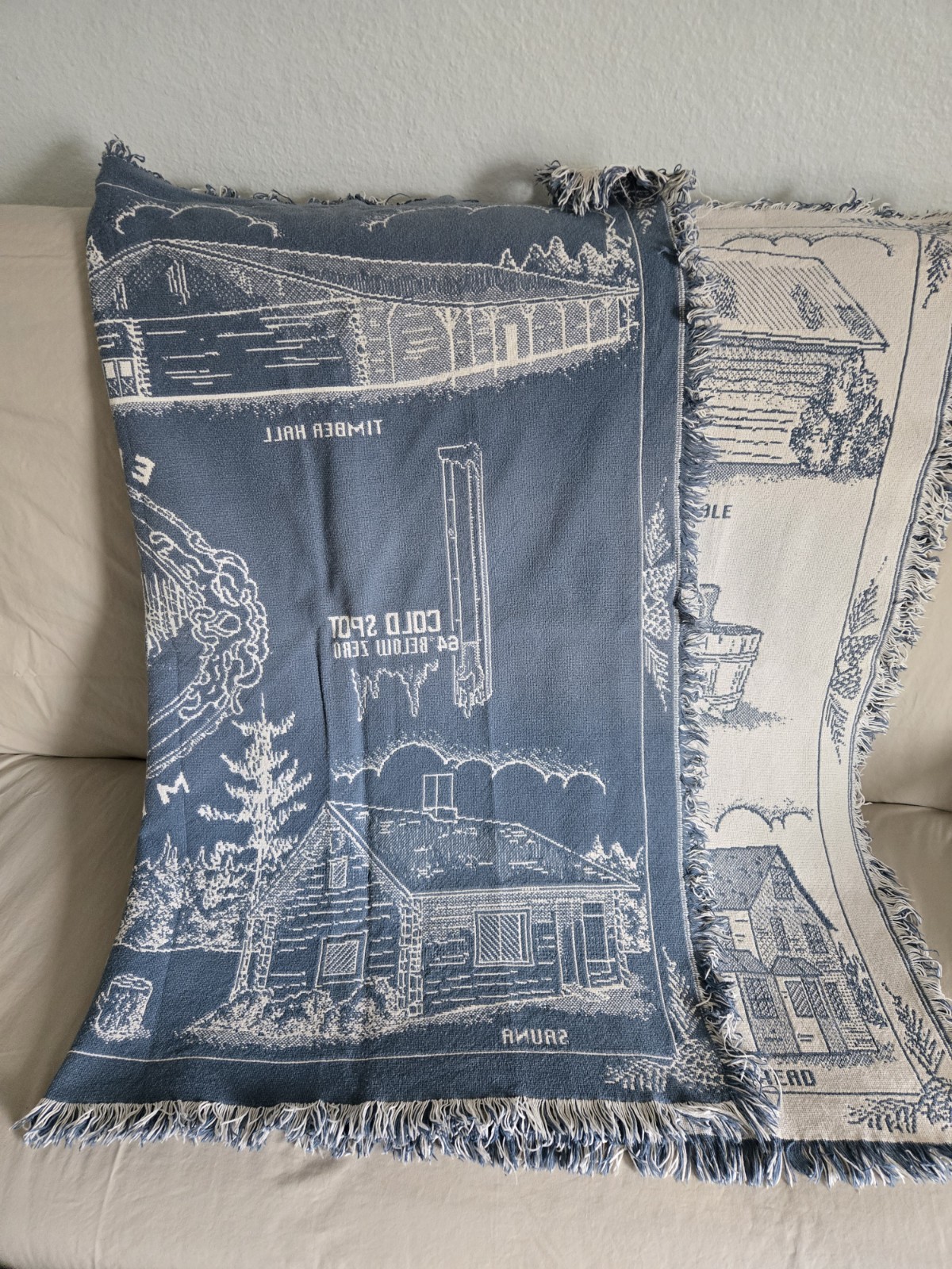 Embarrass Finnish Minnesota Throw Blanket Timber Hall Blanket -64 Below Zero gallery