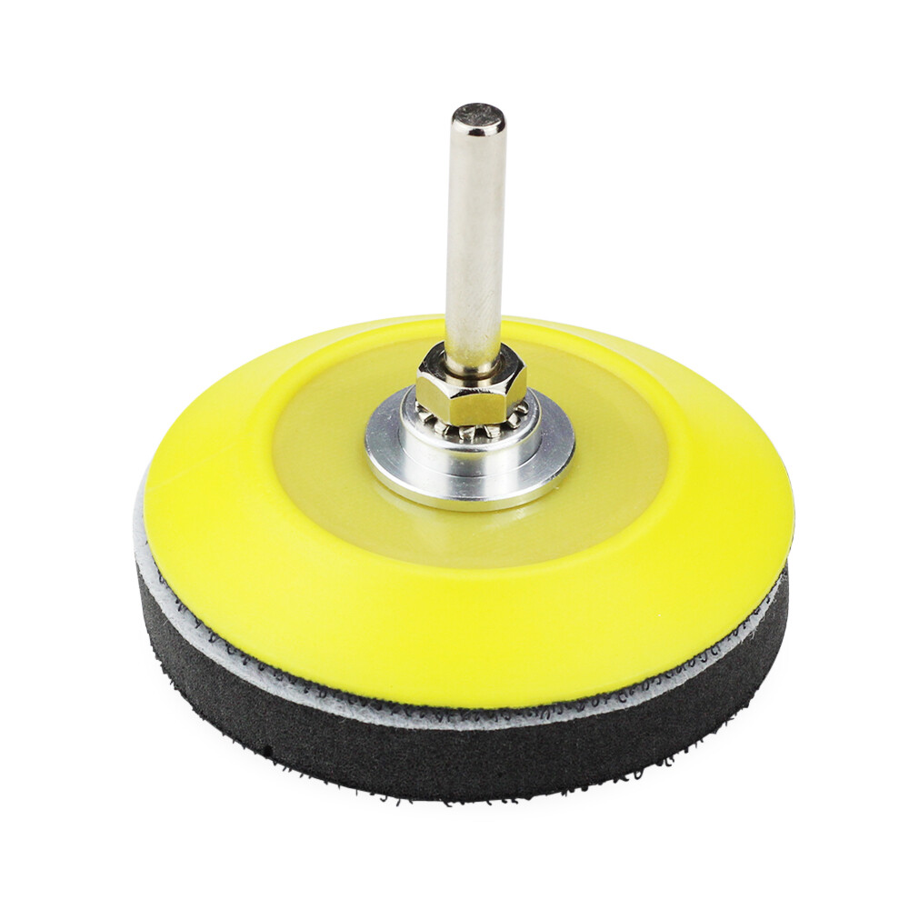 3" Hook and Loop Sanding Disc Backing Pad with Removable Foam Layer - 1/4" Shank gallery