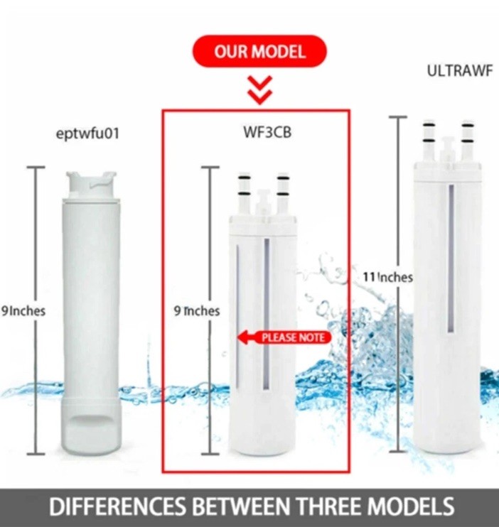 3 PACK Sealed Frigdaire WF3CB PureSource 3 Refrigerator Water Filter New gallery