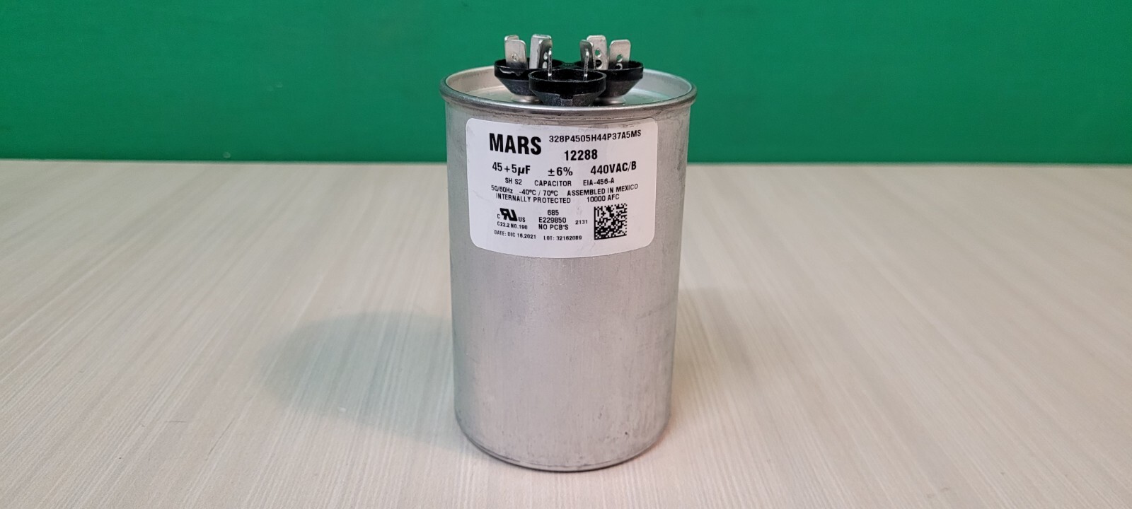 MARS - Motors & Armatures 12288 45 + 5 uF MFD x 440 VAC Replacement Dual NEW OEM gallery