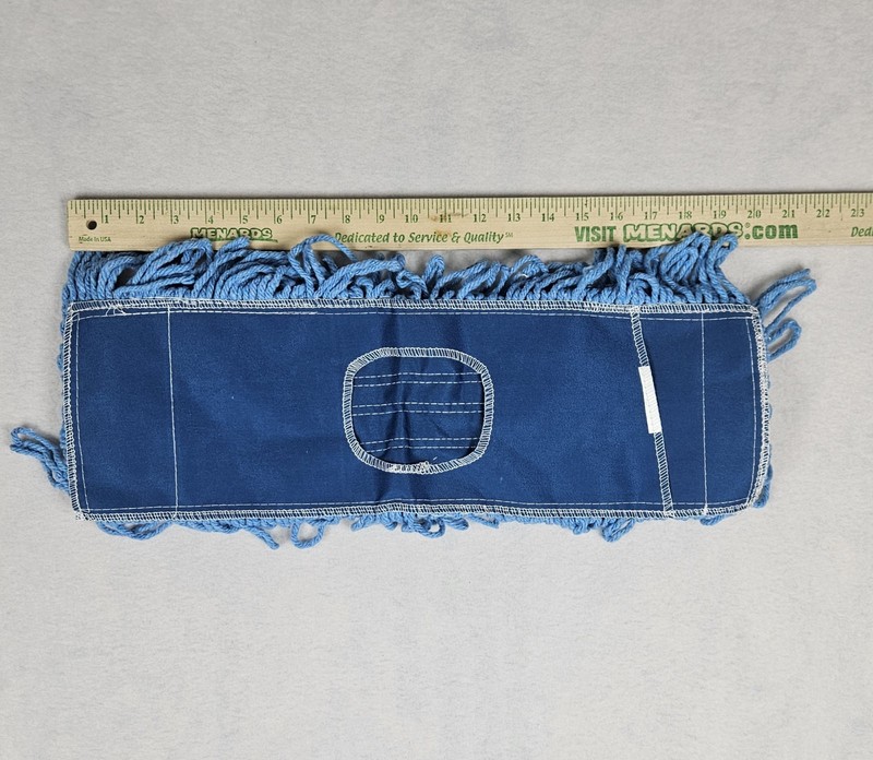 Dust Mop Replacement Head Washable Commercial Heavy Duty Mop Refills 20"x6" BLUE gallery